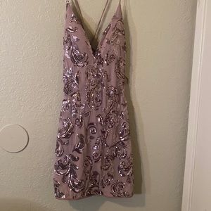 Gold rose L dress